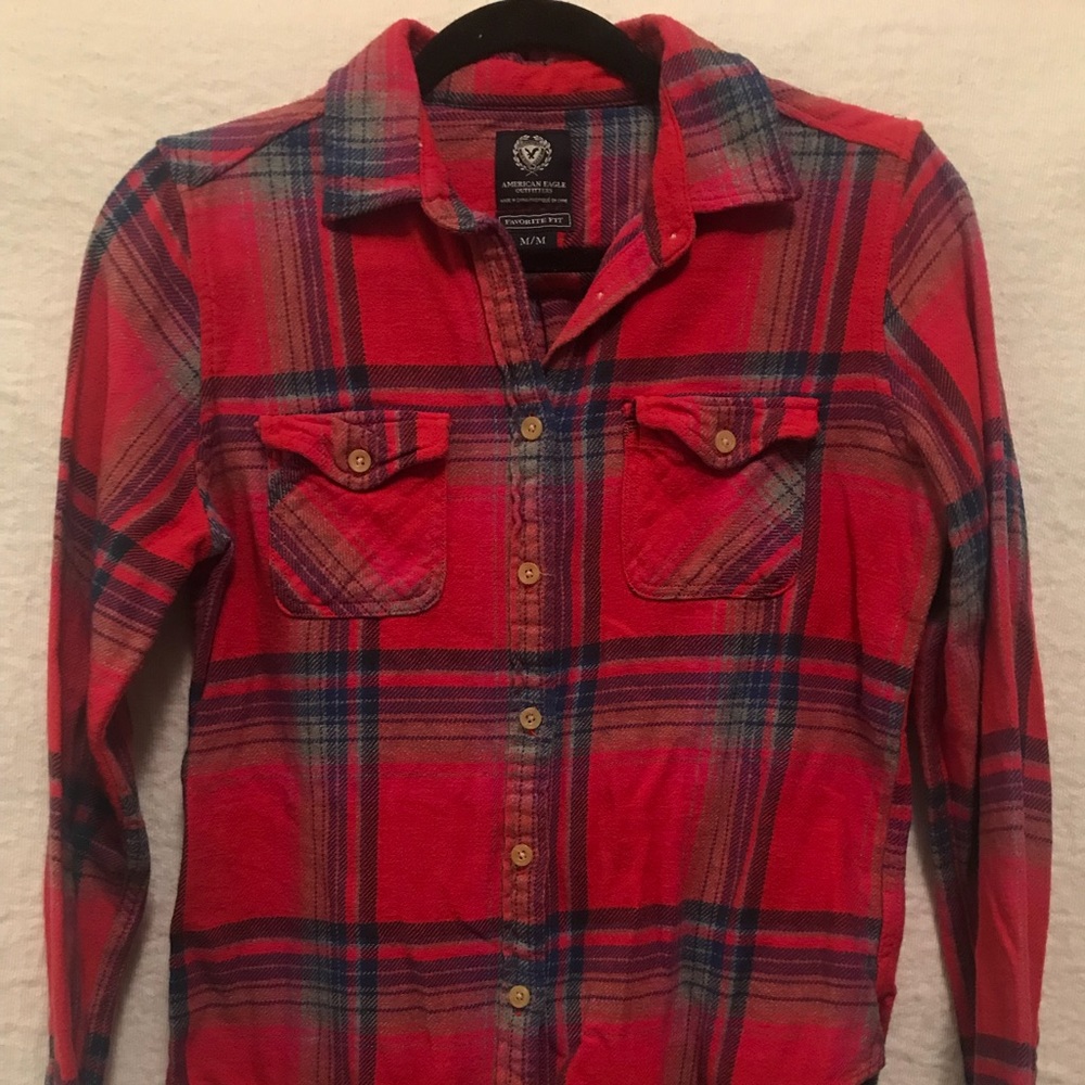 • American Eagle Flannel • - Picture 1 of 4